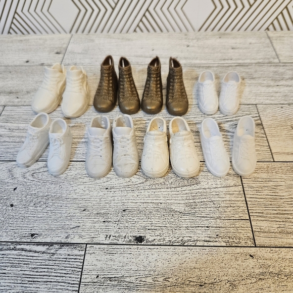 Other - 8 Pairs Fashion Doll Shoes for 12" Boy Doll Sneakers High Tops Dolls Accessories